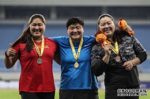 巩立姣连续第11年称霸全锦赛女子铅球项目。图片来源：组委会供图
